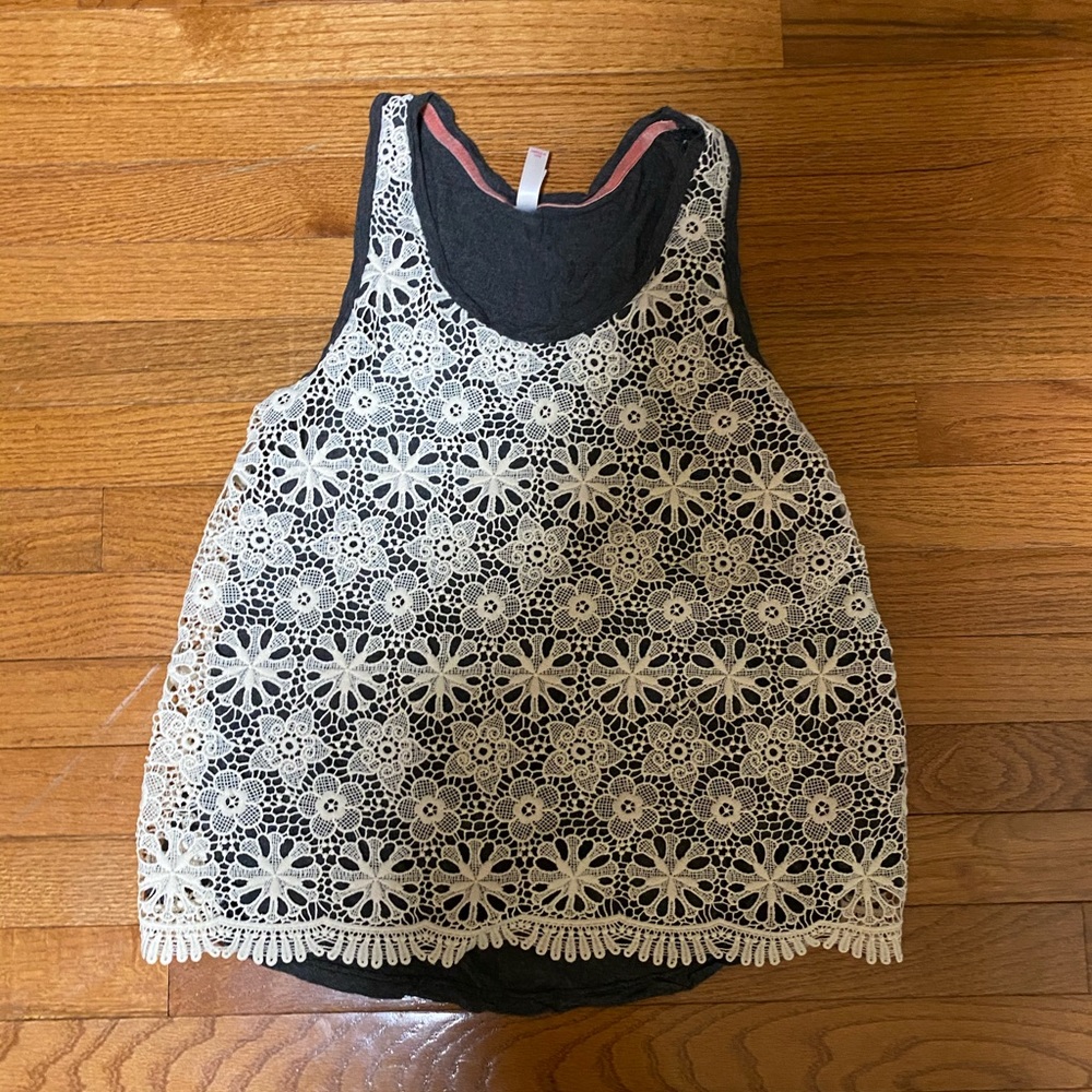 Lace & Cotton Tank